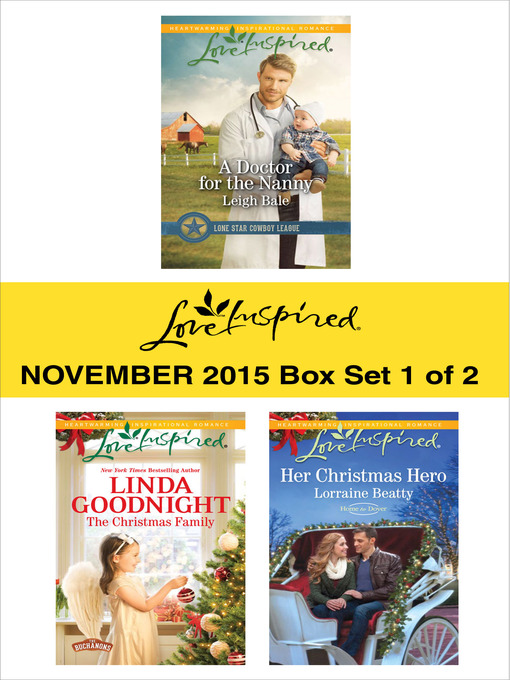 Title details for Love Inspired November 2015, Box Set 1 of 2 by Leigh Bale - Wait list